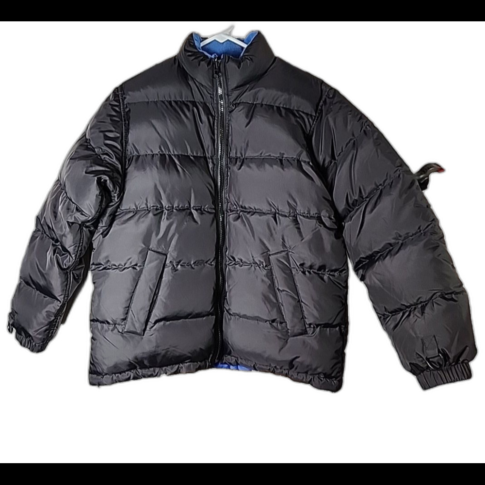 Avalanche Full Zip Puffer Jacket Womens Medium Black Inside Pockets Outdoors